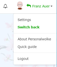 switch user back